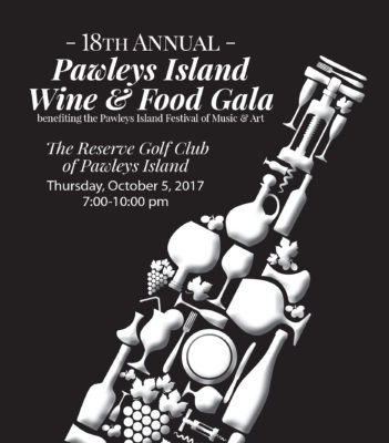 2017 Pawleys Island Wine & Food Gala Program